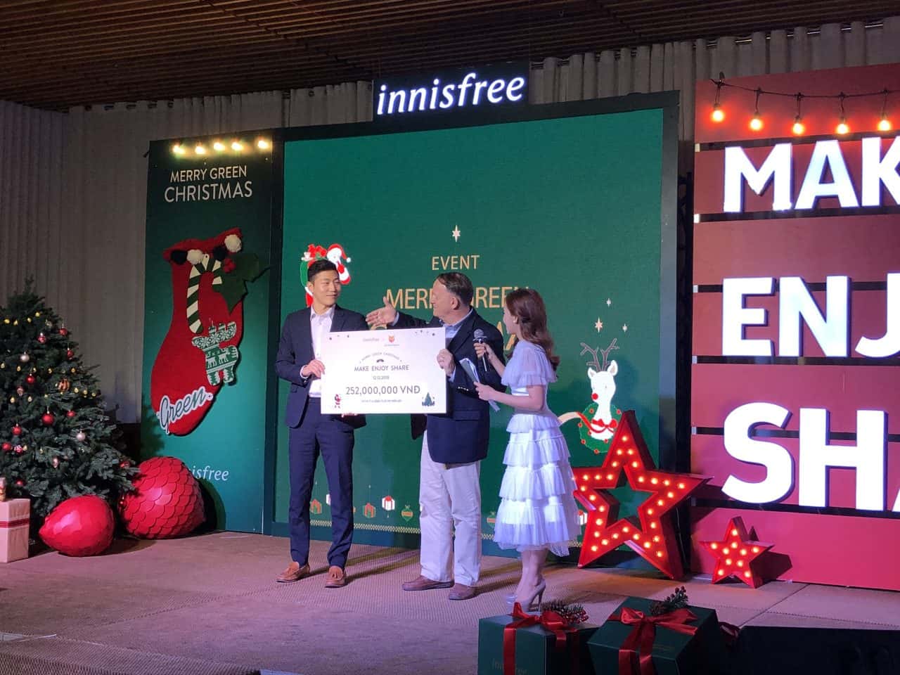 Innisfree Vietnam Christmas Event Welcomes 3 Children Saved From 2017 and Sponsors USD 10,800 to Heartbeat Vietnam to Save 9 Children More