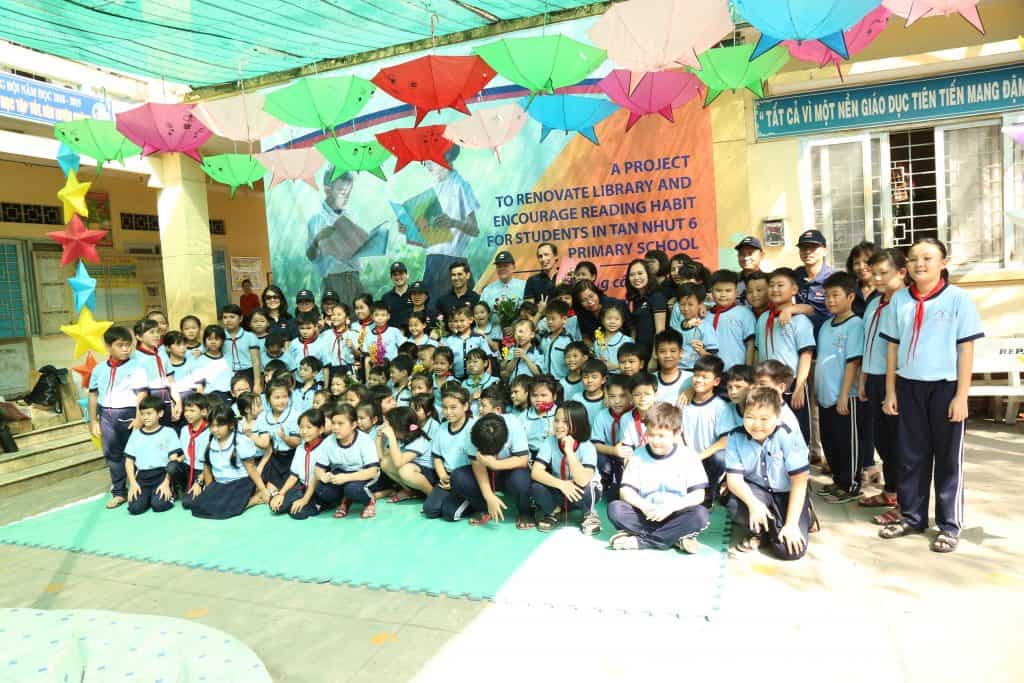 Repsol Vietnam and The VinaCapital Foundation Help Renovate Library and Encourage Reading Habits for Students at Tan Nhut 6 Primary School in Binh Chanh District, HCMC