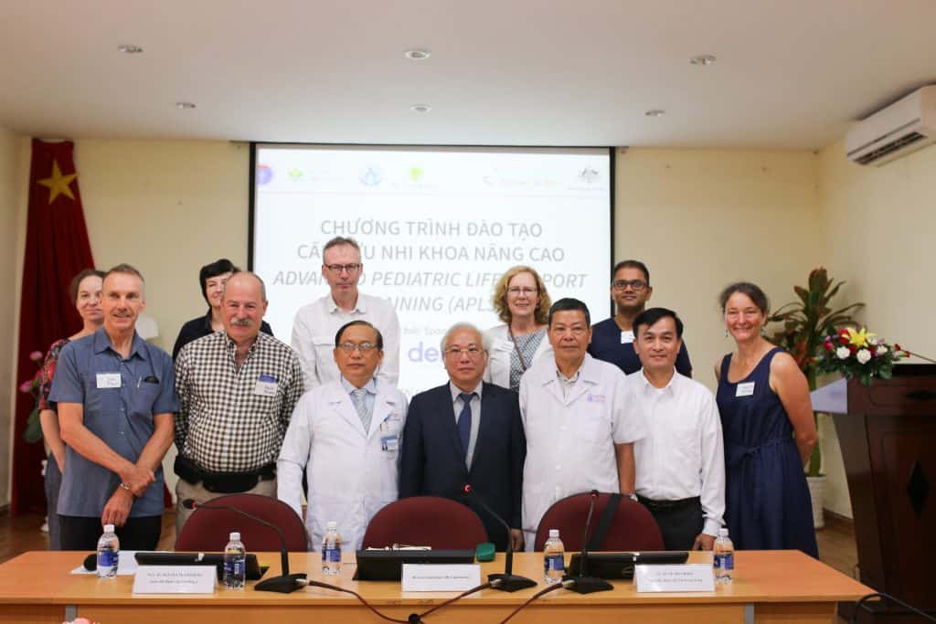 VinaCapital Foundation Sponsors International Advanced Pediatric Life Support Trainer’s Training for 72 Vietnamese Doctors