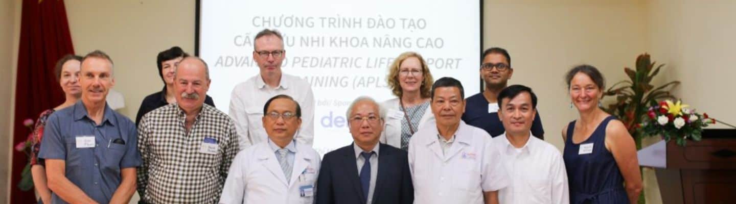 VinaCapital Foundation Sponsors International Advanced Pediatric Life Support Trainer’s Training for 72 Vietnamese Doctors