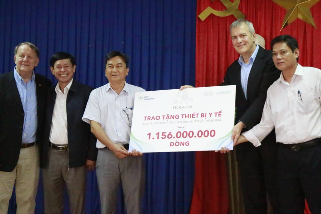 Hoiana Complex Resort to Donate Medical Equipment for Two Health Centres in Quang Nam Province