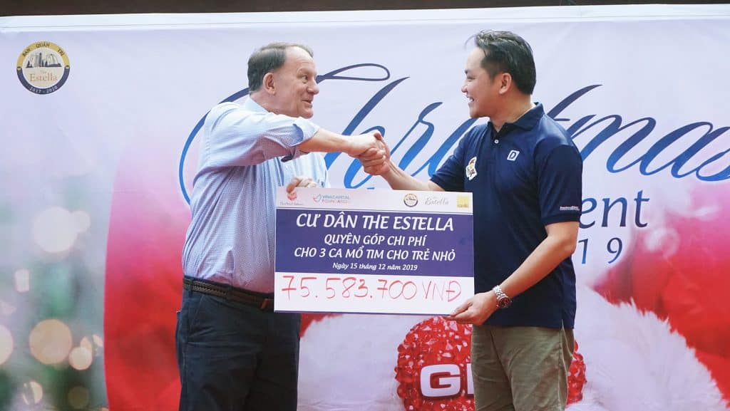 Nearly 3,300 USD Raised at The Estella in The Warming Christmas to Support Heart Surgeries for Children Born with Congenital Heart Defects
