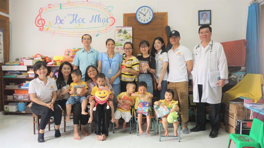 Visiting children with CHD in need of heart surgeries at Go Vap orphanage, Ho Chi Minh City