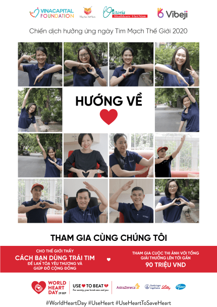 Vibeji và VinaCapital Foundation thực hiện chiến dịch Hướng về Trái Tim