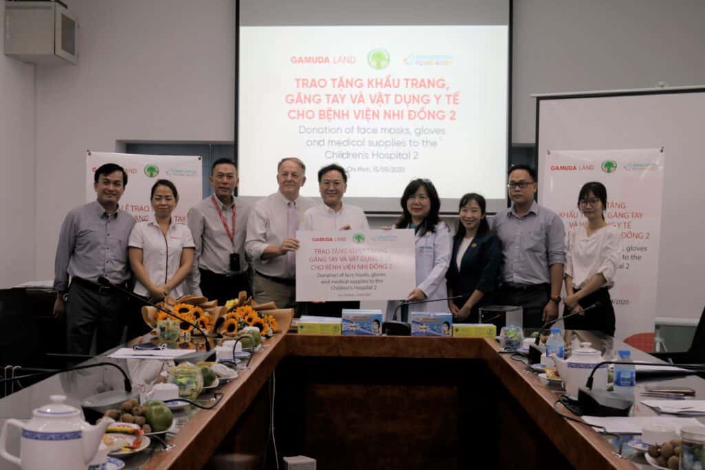 VinaCapital Foundation and Gamuda Land Donate $10,000 Worth of Medical Supplies to Children’s Hospital 2 HCMC