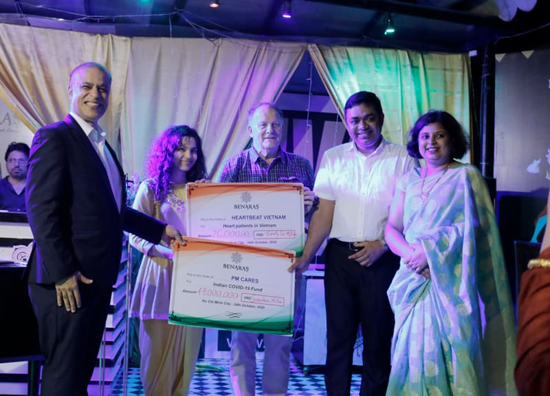 VinaCapital Foundation and Benaras – Indian Restaurant & Lounge Raise More than 30,000,000 VND for Heartbeat Vietnam
