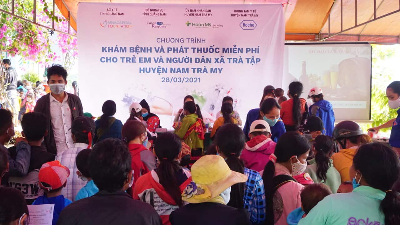 “Our Hearts to Central Vietnam” Campaign Provided Free Health Examination For Nearly 2000 Residents In Tra Nam and Tra Tap Communes, Nam Tra My District, Quang Nam