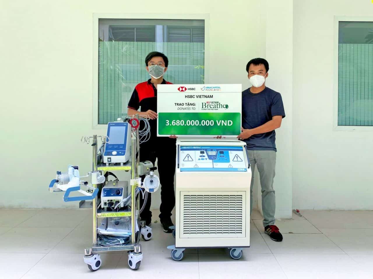 HSBC Vietnam donates 160,000 USD to “Help Vietnam Breathe – Vì Nhịp thở Việt Nam” campaign
