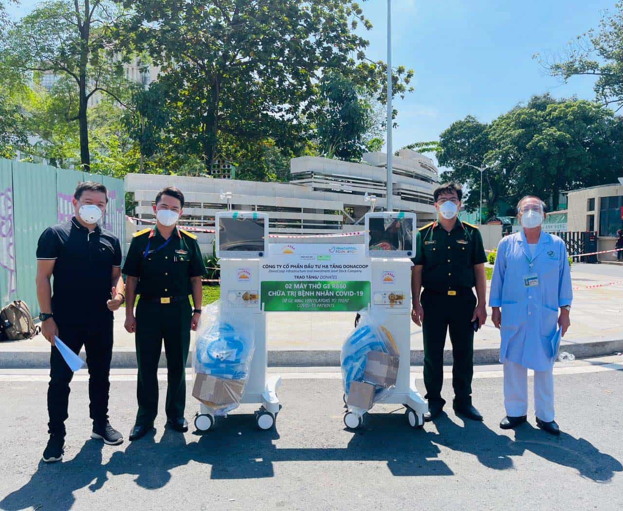 VinaCapital Foundation and DonaCoop Infrastructure and Investment JSC Donate Ventilators to Covid-19 Treatment Facilities