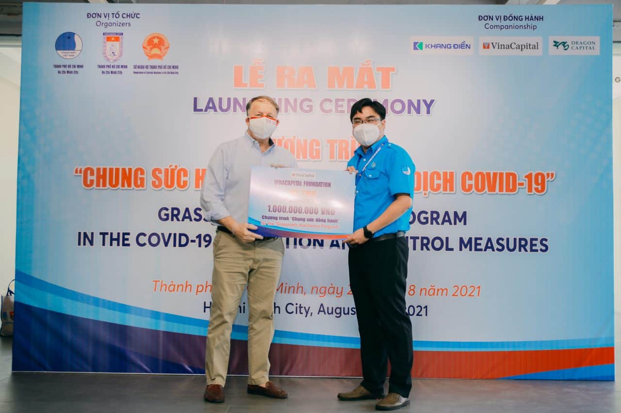VinaCapital Foundation Collaborates With The Youth Union To Support Vulnerable Groups Impacted By Covid-19 In Ho Chi Minh City