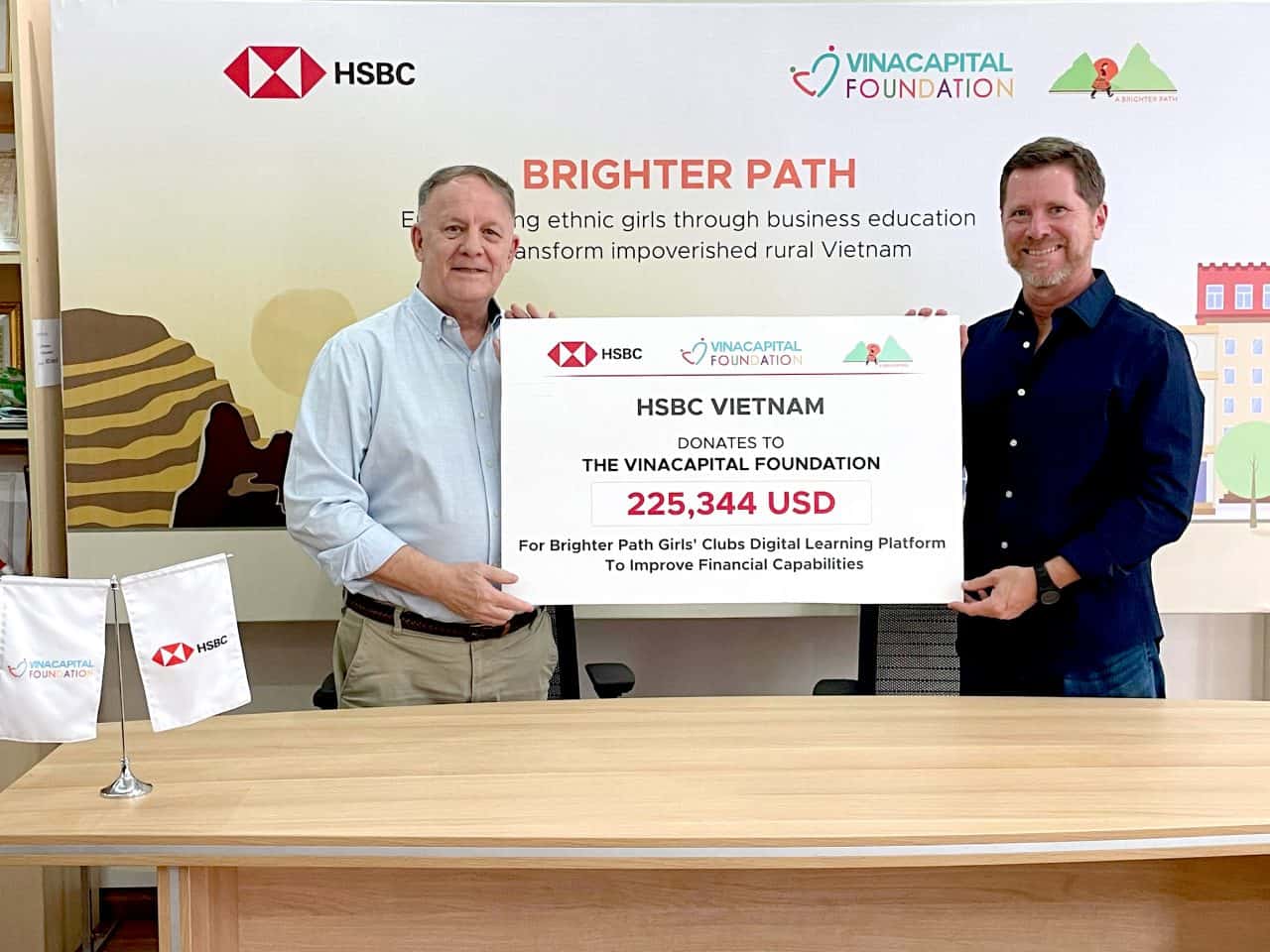 HSBC Vietnam And VinaCapital Foundation To Implement “Brighter Path Girls’ Club Digital Learning Platform” To Empower Ethnic Minority Female Students