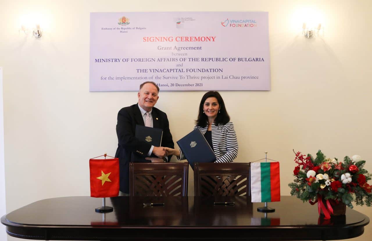 Ministry of Foreign Affairs of the Republic of Bulgaria & VinaCapital Foundation to implement “Survive to Thrive” Project in Lai Chau to reduce infant mortality