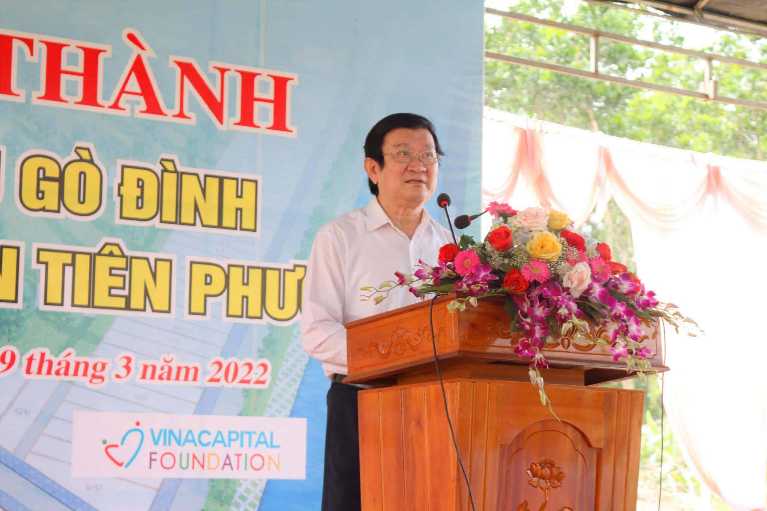 VinaCapital Foundation inaugurates the Go Dinh Bridge in Tien Phuoc District, Quang Nam Province with the presence of Mr. Truong Tan Sang - Former President of Vietnam