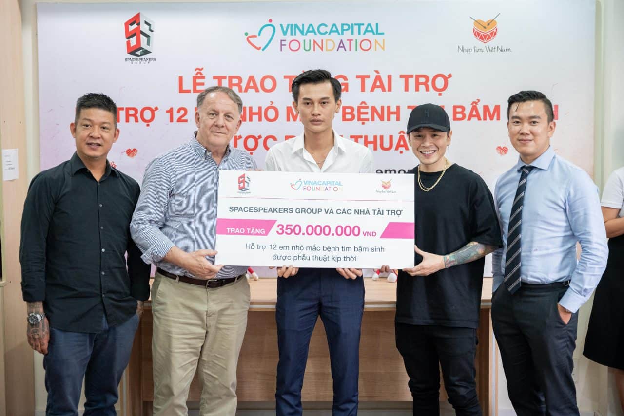SpaceSpeakers Group and Artist Binz donate to save 12 disadvantaged children with congenital heart defects