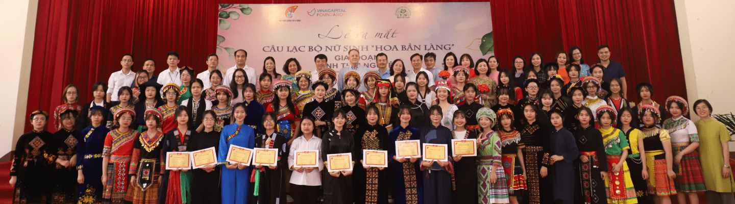 The VinaCapital Foundation and Vu A Dinh Scholarship Fund Launch the Brighter Path Girls’ Club in Tra Vinh and Thai Nguyen provinces