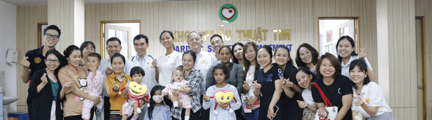 FLG Vietnam and Miss H’Hen Nie visit children with congenital heart defects at Tam Duc Heart Hospital
