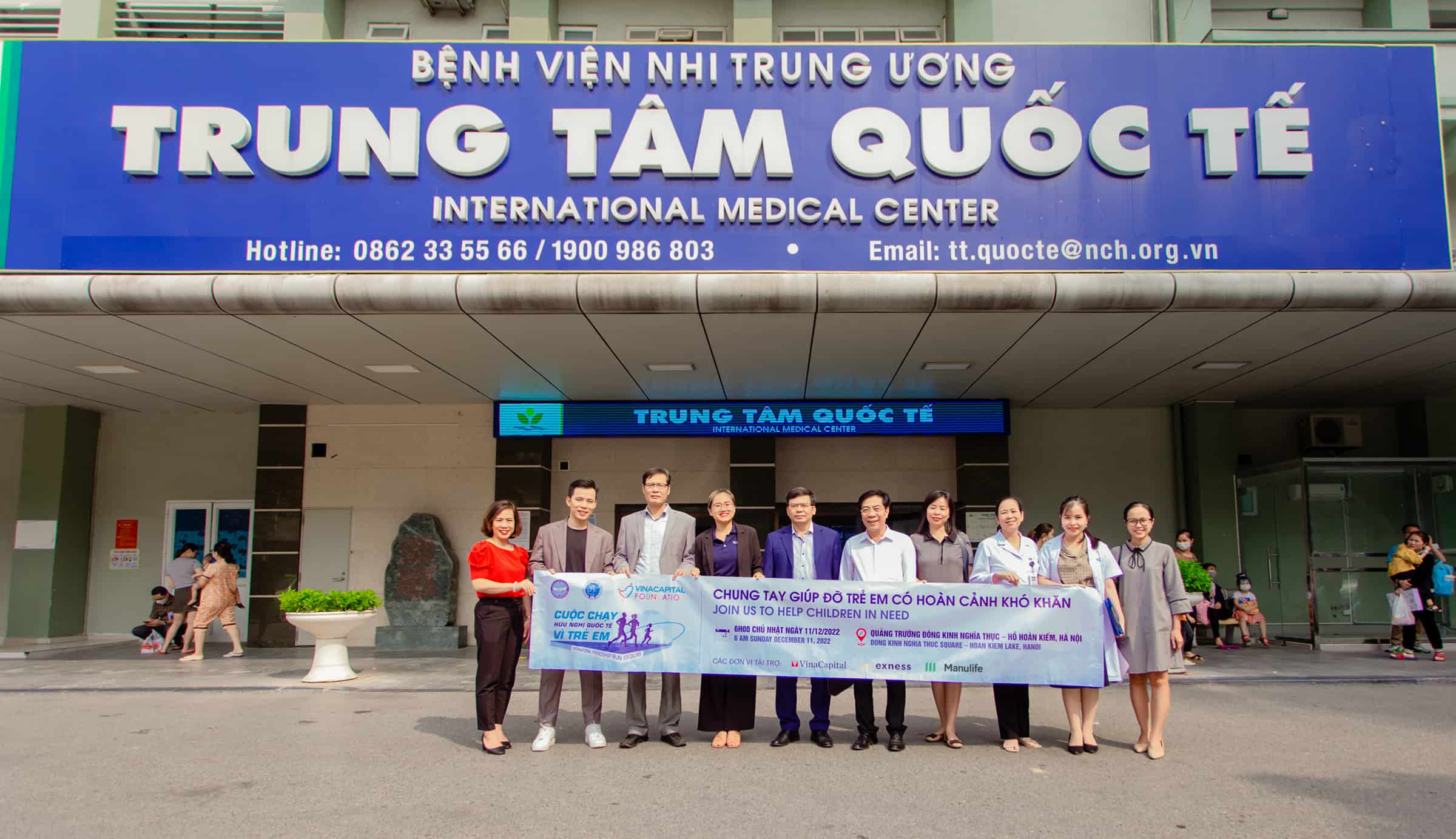 International Friendship Run For Children Visits Pediatric Patients in Vietnam National Children’s Hospital