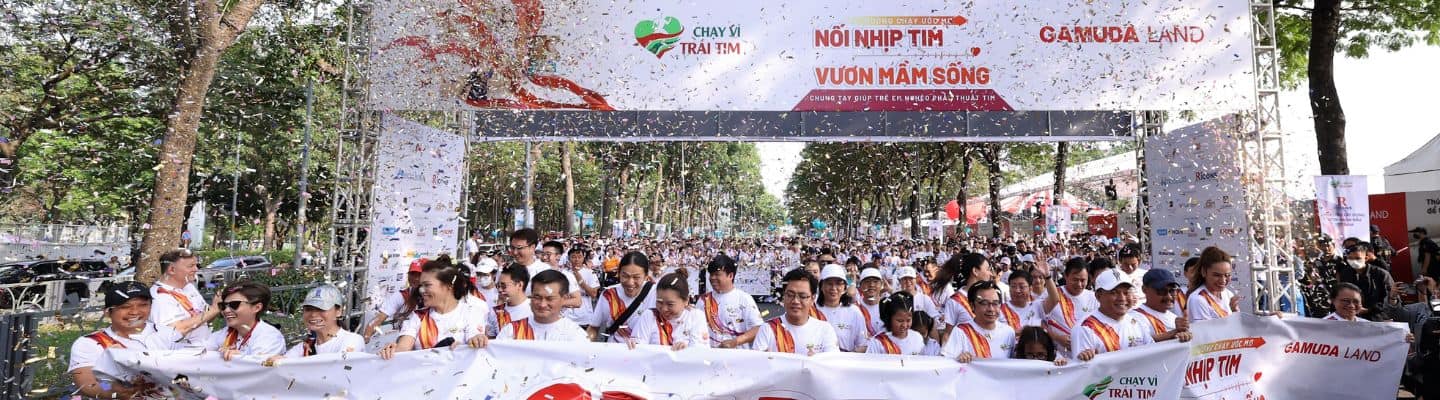Run For The Heart 2023 successfully raised more than 5 billion VND to save children with congenital heart defects