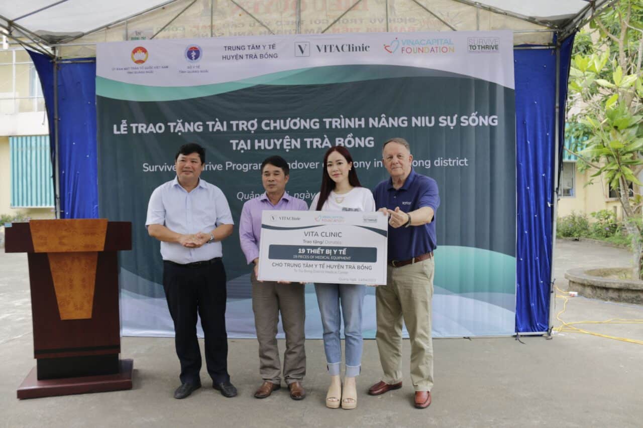 VITA Clinic and VinaCapital Foundation to handover neonatal medical equipment in Quang Ngai Province