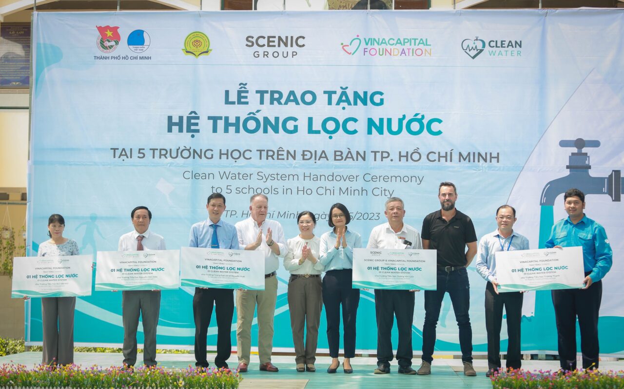 VinaCapital Foundation and partners install 5 clean water systems to support children in Ho Chi Minh City