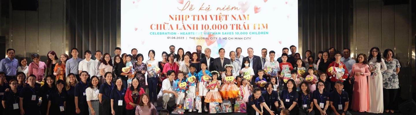 The Heartbeat Vietnam program celebrates saving 10,000 children with congenital heart defects