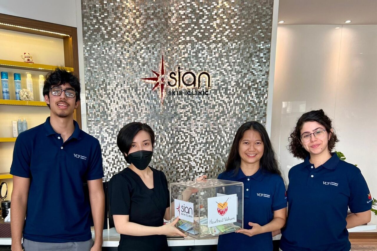 Maple Healthcare and Sian Clinic support the Heartbeat Vietnam program through generous donation boxes