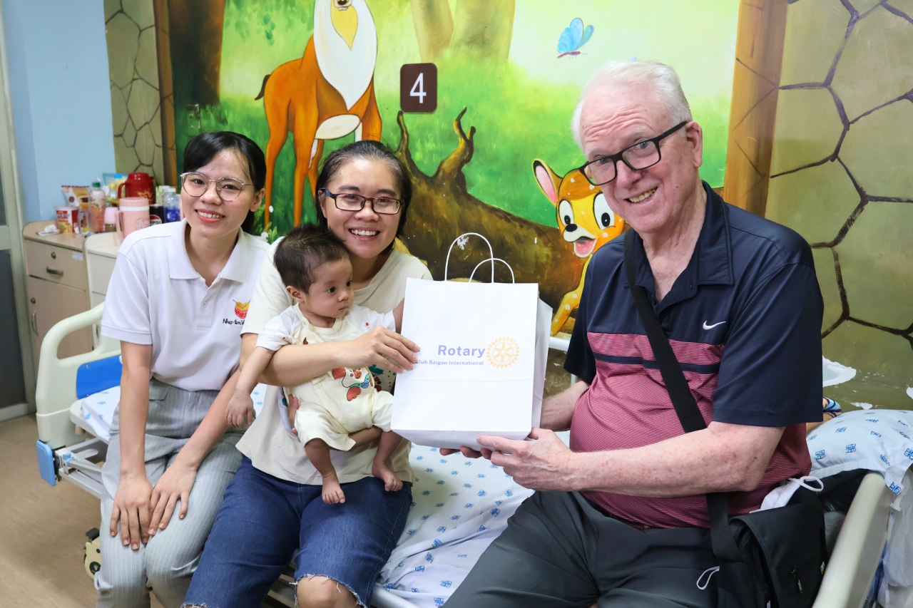 A New Year gift for our little friend, Thanh Hieu