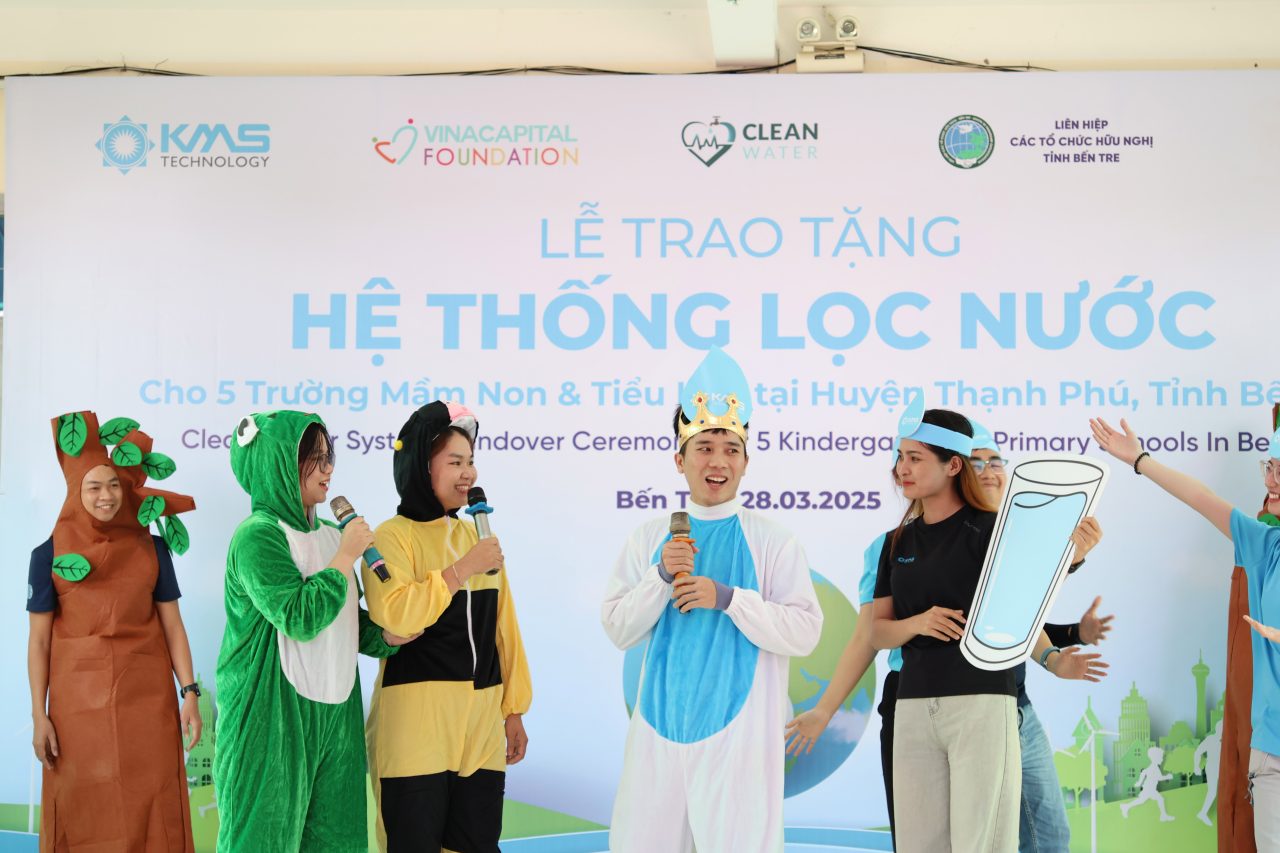 Provide clean water to five schools in Thanh Phu district, Ben Tre