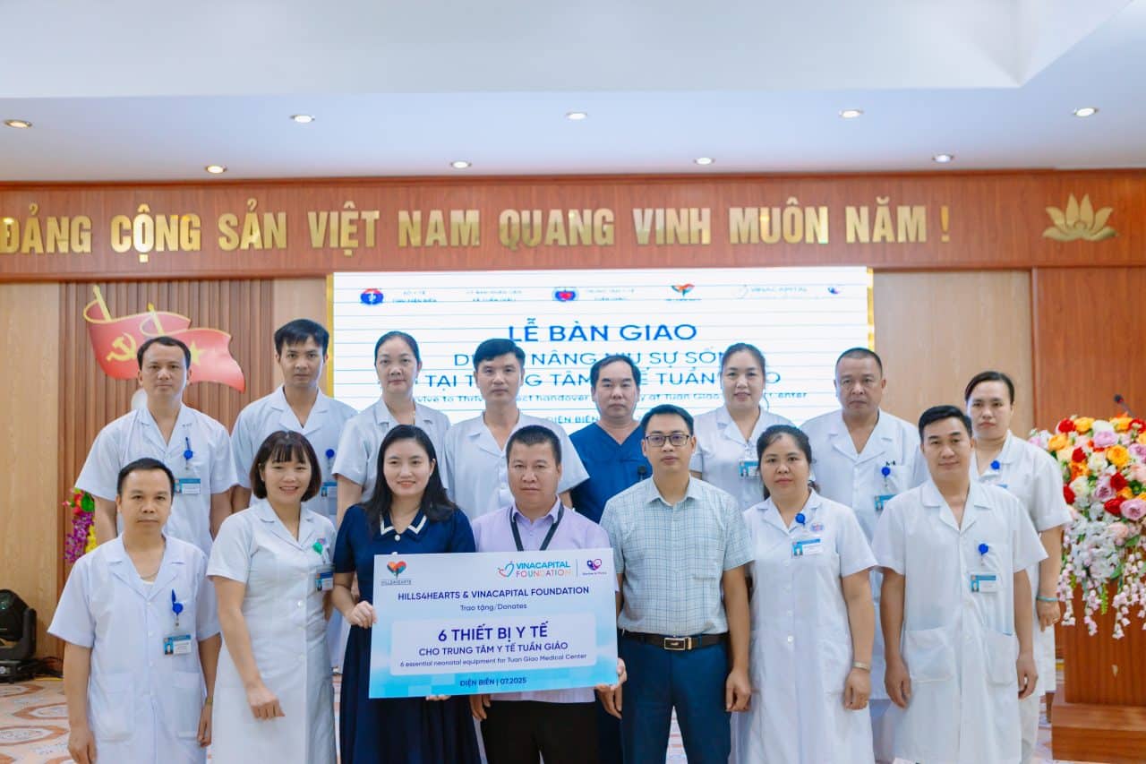 Hills4Hearts joined Survive to Thrive to support neonatal care in the highlands of Dien Bien province