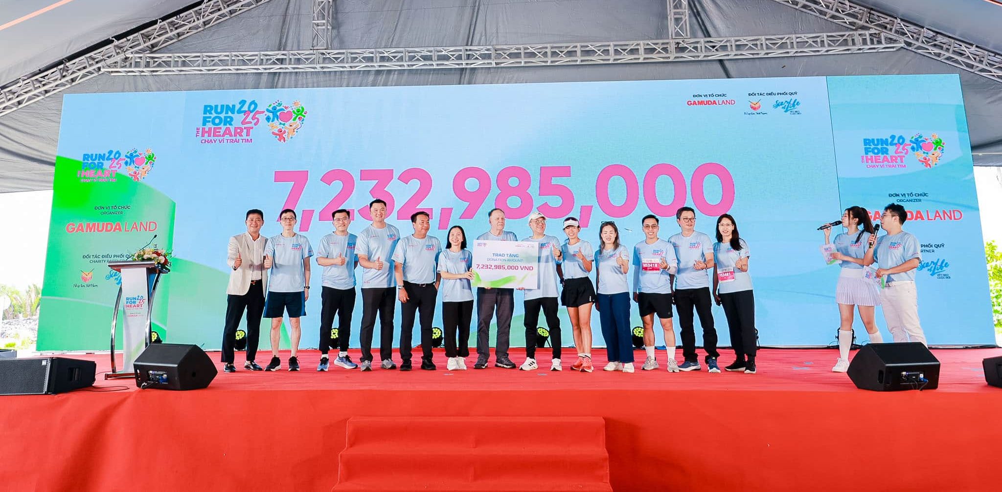 “Run For The Heart 2025” raises over 7 billion VND to support disadvantaged children with congenital heart defects