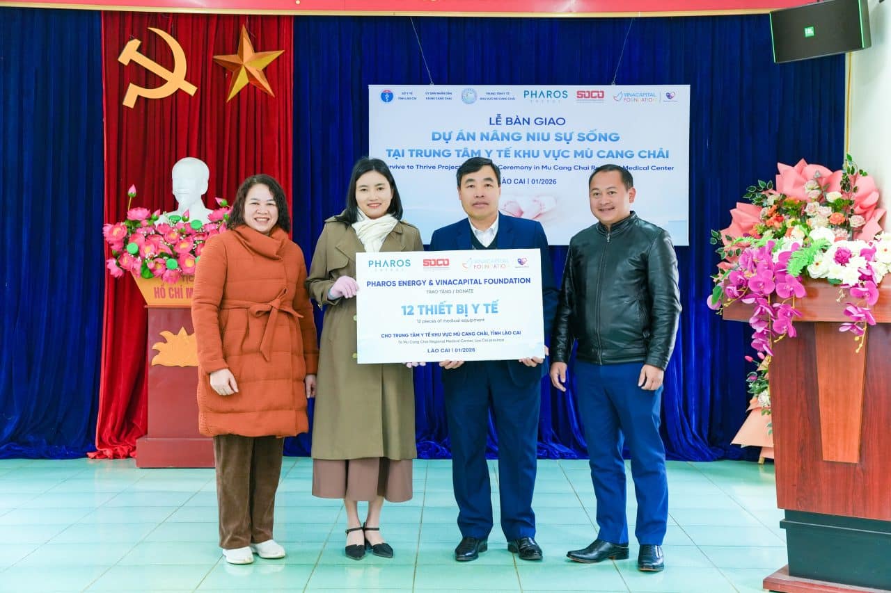 VinaCapital Foundation, Pharos Energy and Soco Exploration enhance healthcare capacity for newborn and preterm infant care at Mu Cang Chai Medical Center, Lao Cai Province