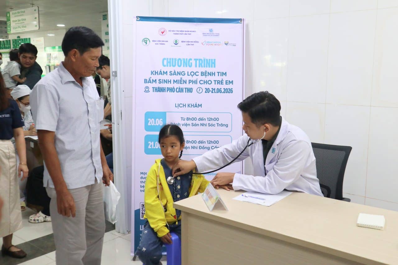 More than 165 hearts screened, bringing hope to families across the Mekong Delta