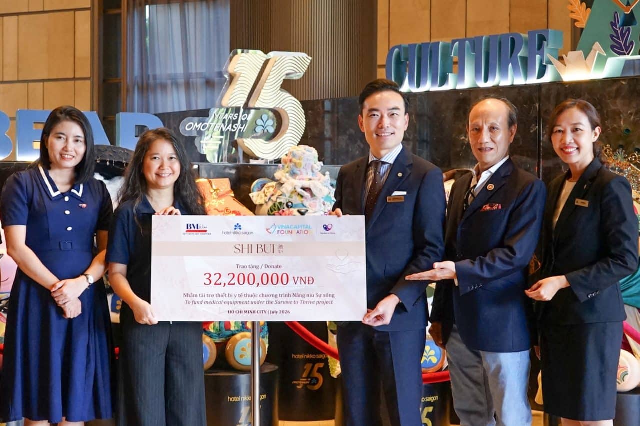Hotel Nikko Saigon joined hands with VinaCapital Foundation to support newborns in remote communities